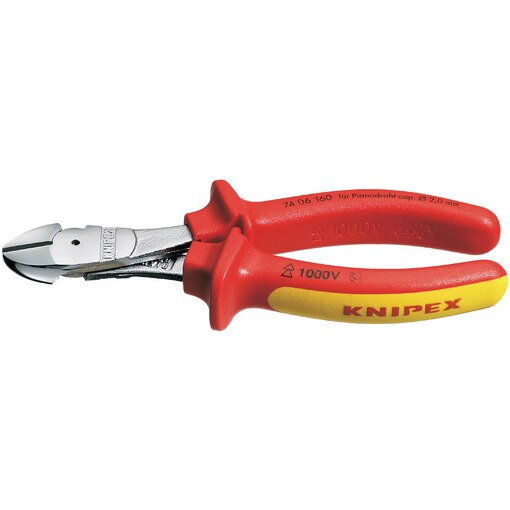 Elektro-Zangen, Elektrozangen, Knipex-Kraftseitenschneider VDE-Zangen, VDE-Kraftseitenschneider, Knipex-Zangen, Knipex-VDE-Zangen, VDE-Knipexzangen